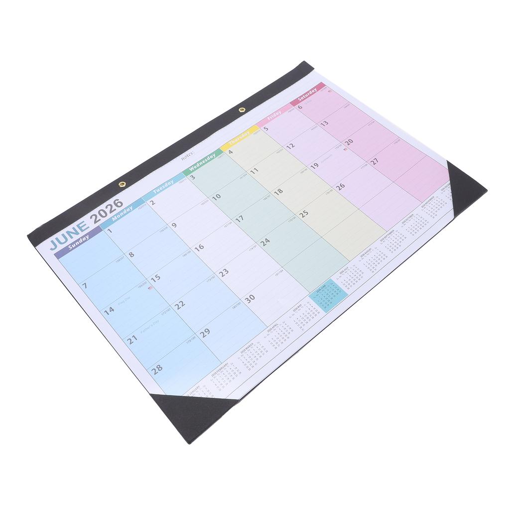 Wall Calendar June 19 Months From June 2026 To December 2027 Color Hanging Planner for Family Office Scheduling