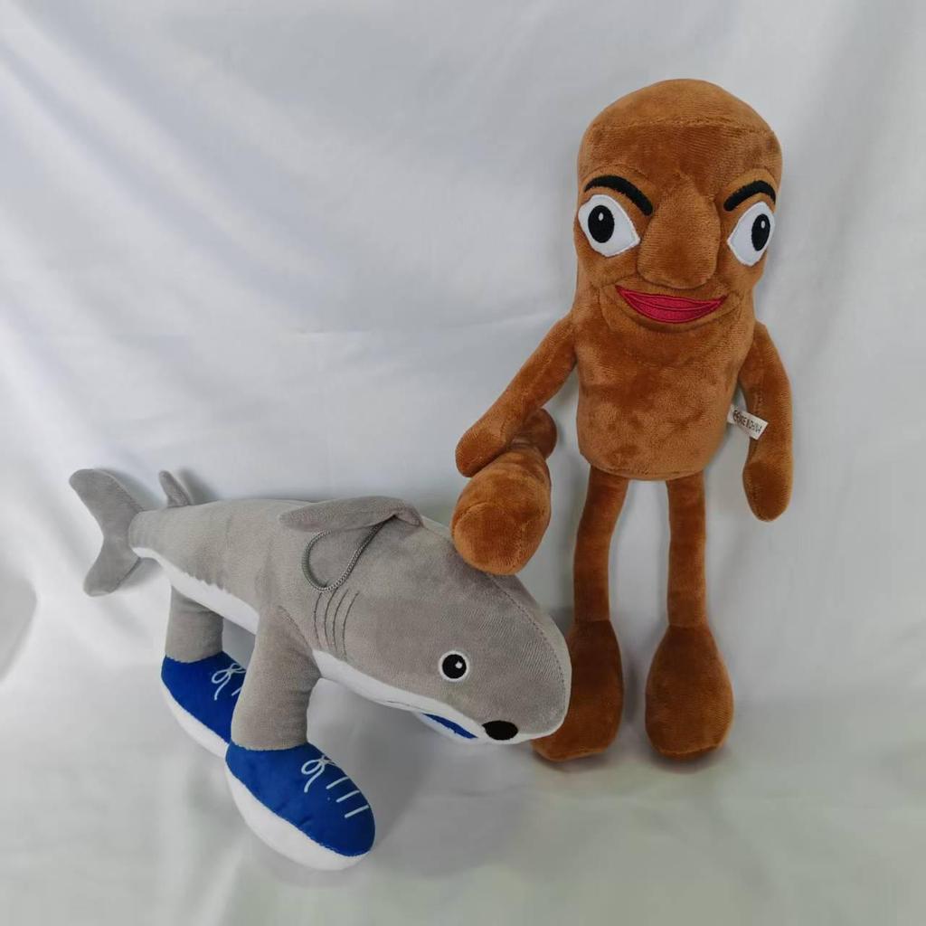 Tungtungsahur Shark AI Parody Plush Toy - American Shan Hai Jing Edition