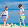 Children's Beach Digging Tools Storage Bag, Large Capacity, Portable Lightweight Mesh Bag, with Adjustable Strap, Beach Bag for Kids Toys Moving And