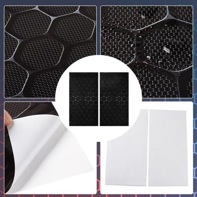 New Honeycomb Car Stickers Waterproof DIY B Pillar Covers Self-adhesive Scratch Resistant Car Styling Decoration Sticker