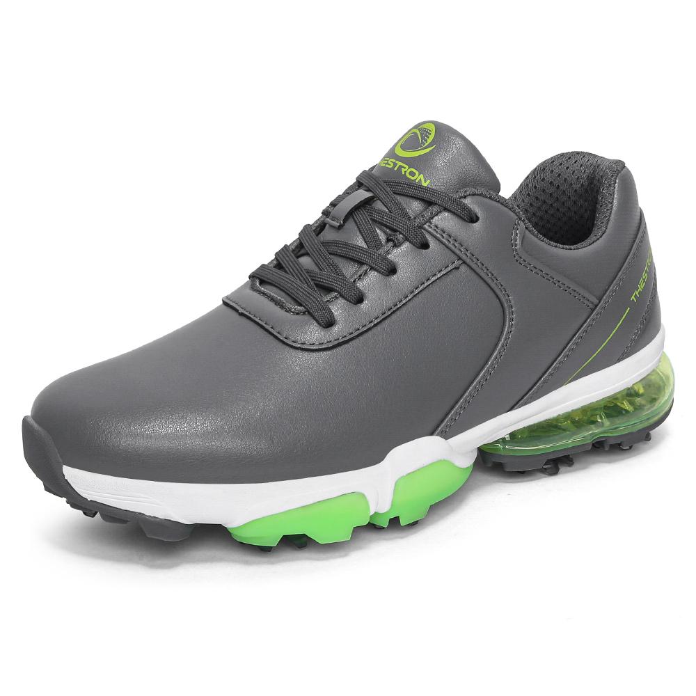 Professional Golf Shoes With Nails Men Outdoor Non-slip Men's Golfing Spikes Leather Waterproof Air Cushion Sports Shoes For Men