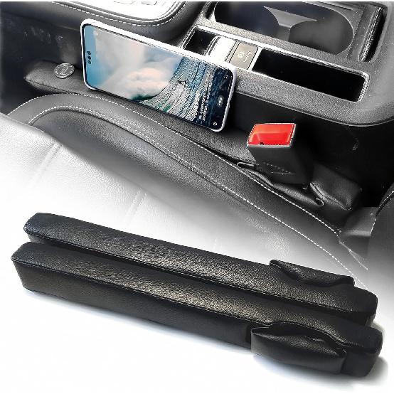 No Drop Seat Guard, Car Seat Gap Filler Universal Gap Stopper/Catcher To Fill The Gap Between Seat And Console Black Plug Crevice Blocker Pad Plug