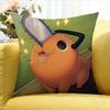P-Pochita World Various Sizes Square Pillow Case For Car Home Bedchamber Decor