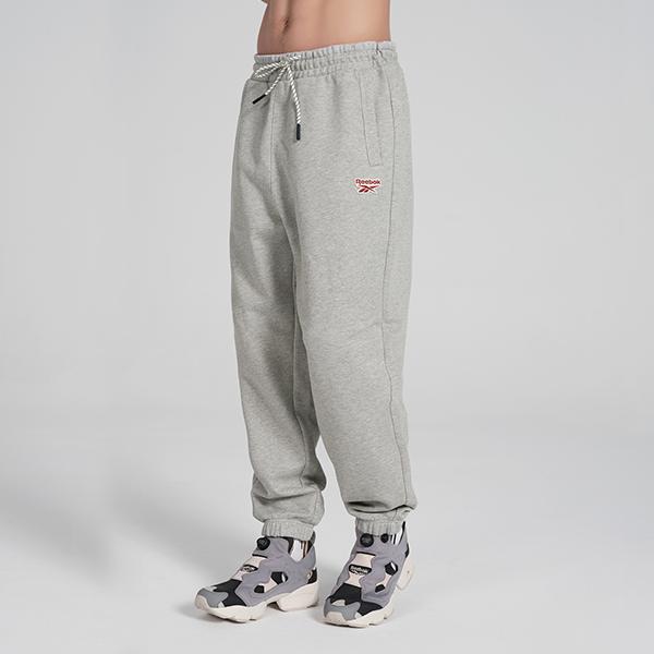 Reebok Casual Fashion Trendy Comfortable Knitted Sports Pants Unisex Bottoms Light-Gray 24SRC601UGG3