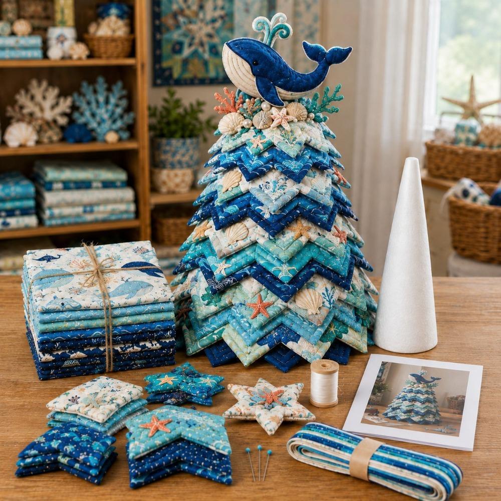 Cartoon DIY Stepp-Weihnachtsbaum-Set Geschichtetes 3D-Weihnachtsbaum-Set Anfängerfreundlich