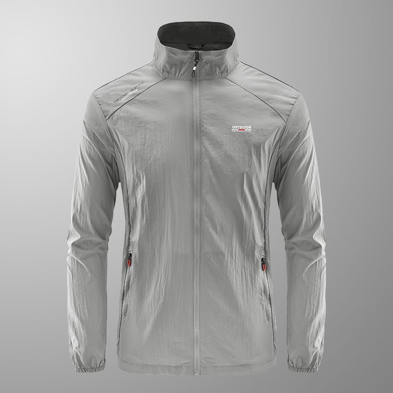Pánské streetwear letní bundy na ochranu proti slunci pro sportovní cyklistiku Tenké, turistické a rybářské kabáty pro muže