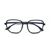 New Polygonal Anti-blue Light Fatigue Glasses Female Korean Version Tide Plain Face Internet Celebrity Lenses Frame Flat Mirror