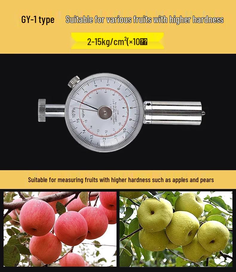 GY Precision Fruit Hardness Tester Portable Handheld Ripeness Detector
