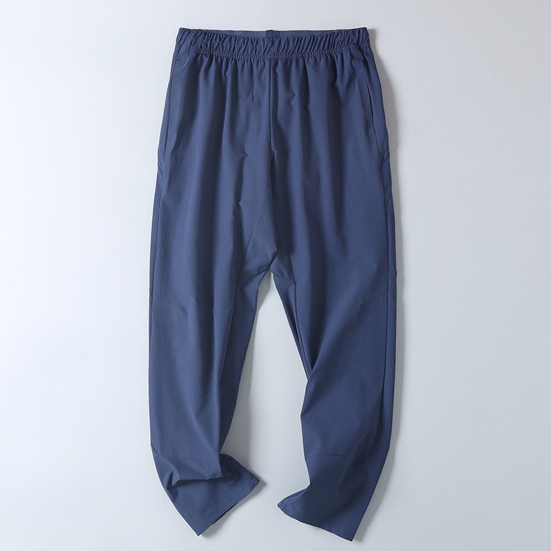 Men s Outdoor Mechanical Style Four-Sided Elastic Waterproof Quick-Drying Breathable Sports Casual Pants for Spring and Summer Soft Pants Shadow Blue M