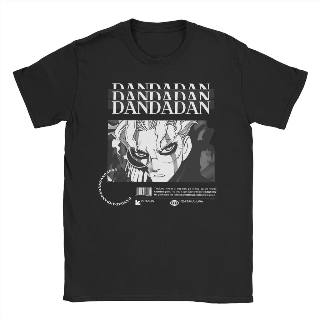 Men Women T-Shirts Aira Okarun Jiji Dandadan Manga Humorous Cotton Tee Shirt Short Sleeve T Shirt Crew Neck Clothing Gift Tops