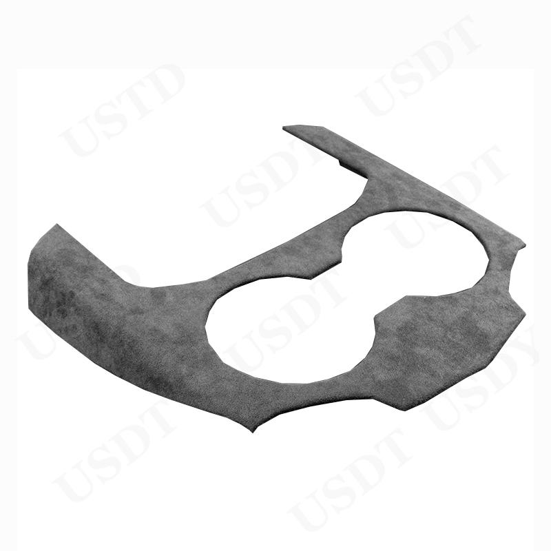 Suede Leather Armrest Box Lid Sheath Shell For TOYOTA Land Cruiser LC300 2024 2025 2026 Central Control Panel Cover Mat
