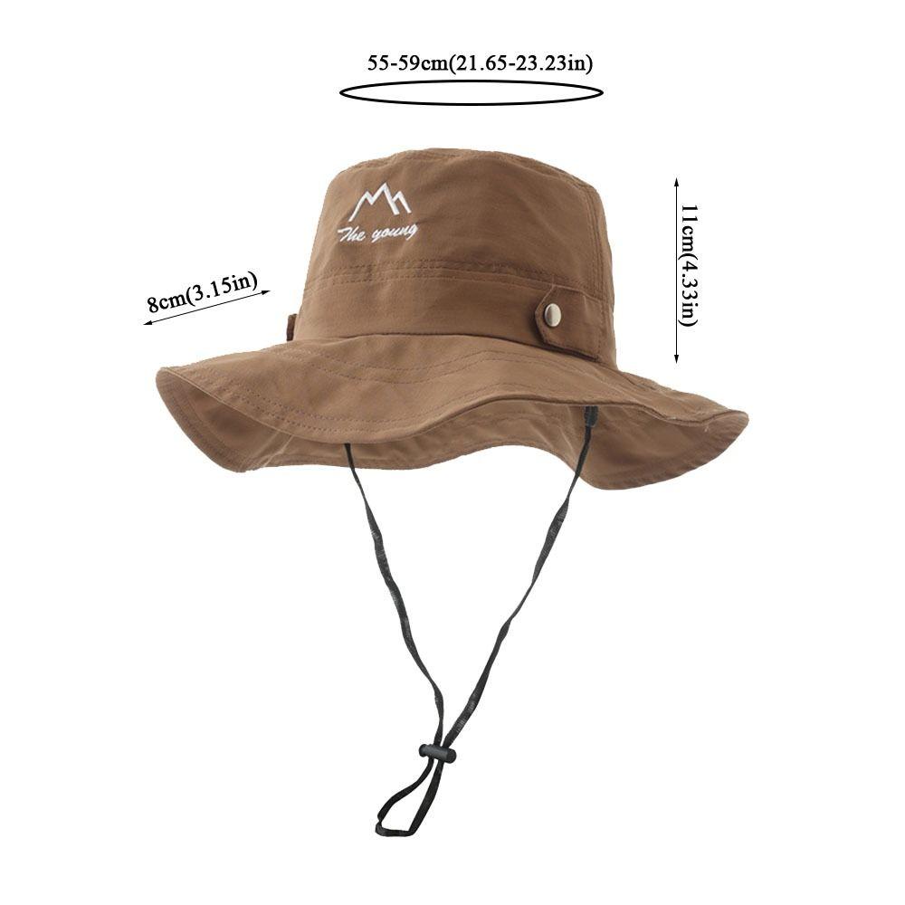 Portable Sun Protection Fishing Hat Breathable Anti-UV Fisherman Hats Sun Hat Summer
