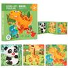 New Kids Magnetic Jigsaw Puzzle Game Baby Early Learning Animal Fruit Traffic Cognition Educational Toy Gift for Children