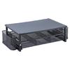 Computer Monitor Stand with Ventilation Drawer and Side Storage Metal Screen Stand Laptop Stand with Drawer Pen Cup