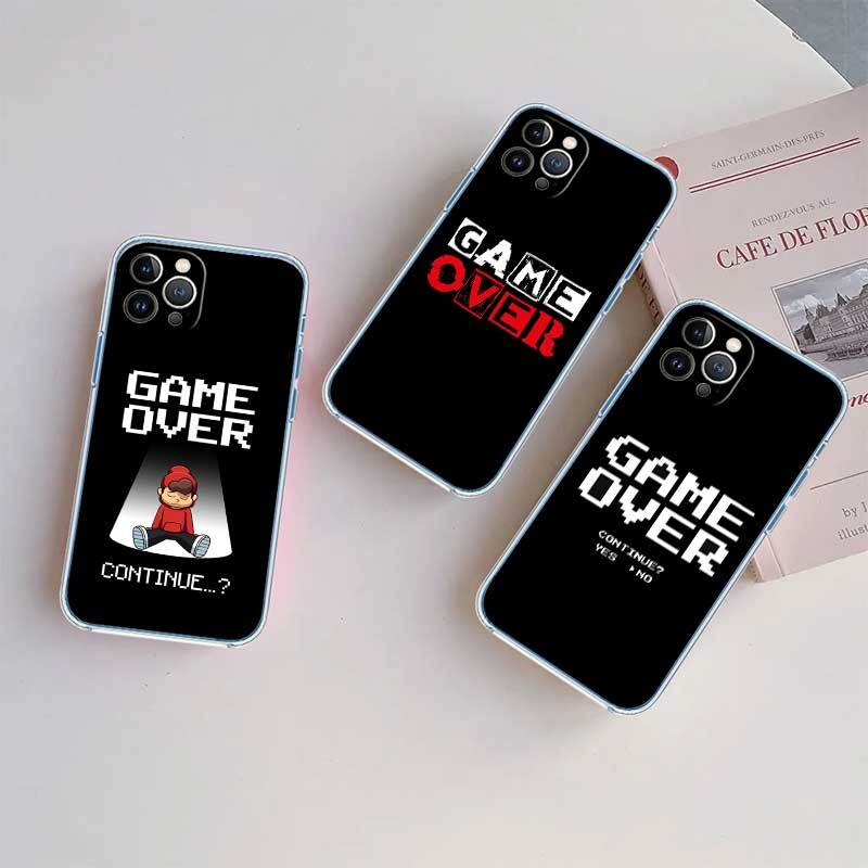 Game Over Phone Case for Motorola Edge 20 30 S30 40 50 Fusion Lite Plus Pro Ultra Neo One Action Zoom Hyper Power Macro Vision