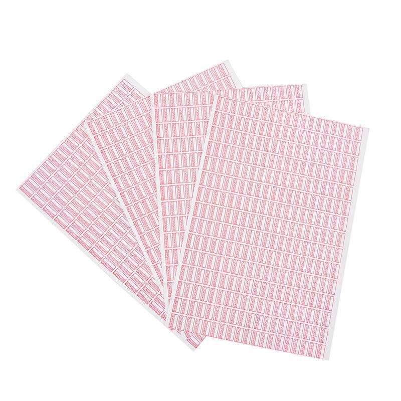 1000Pcs Warranty Damaged Protection Security Label Sticker Seal Fragile Label