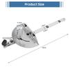 Woodworking Push Ruler Flip Stop Angle Ruler Adjustable Miter Gauge  Sawing Assembly