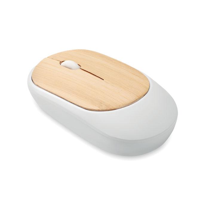 MidOcean Curvy Bam Bamboo Wireless Mouse