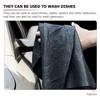 10Pcs Kitchen Dishcloth Set Non-Woven Dish Towels Lightweight Compact Easy Storage Absorbent Cleaning Rags for Home
