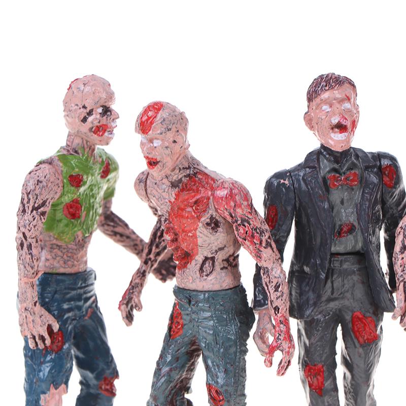 6 Pcs Walking Corpses Model Terror Zombies Kids Children Action Figure Toys Doll