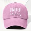 Unisex Vintage Washed Baseball Cap Adjustable Outdoor Casual Visor