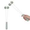 Body Massage Hammer Handheld Pat Massage Hammer Fitness Anti‑Slip Double Ball Silicone Body Pat Massager