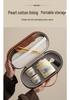 Portable Ru Kiln Tea Set for Outdoor Travel: Includes Bag and Quick-Draw Cup for Camping and Tourism
