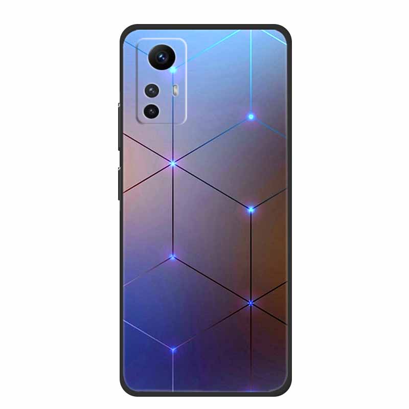 For Xiaomi Redmi Note 12S Case Cool Animals Soft Silicone TPU Phone Case for Redmi Note12S Luminous Butterfly Shockproof Fundas