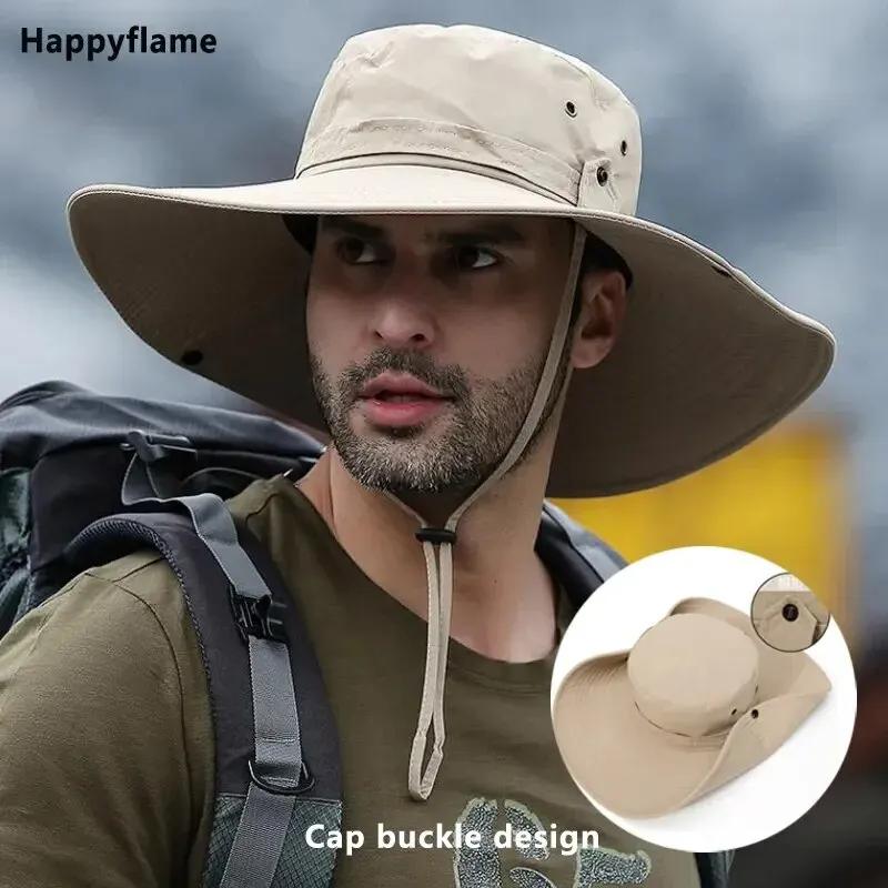 Fishing Hat Summer UV Protection Breathable Mesh Outdoor Sun Hat for Men Women Camping Hiking Beach Travel Panama Sun Hat