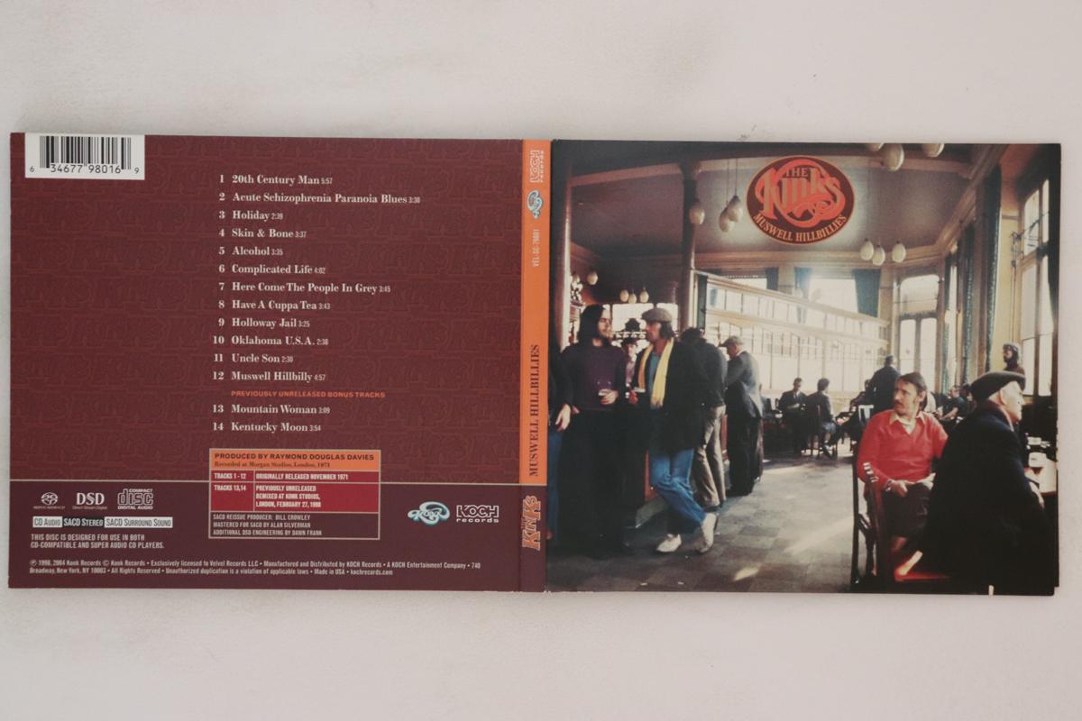 

CD KINKS - Muswell Hillbillies VELSC79801 Velvel 2004 US Rock Used