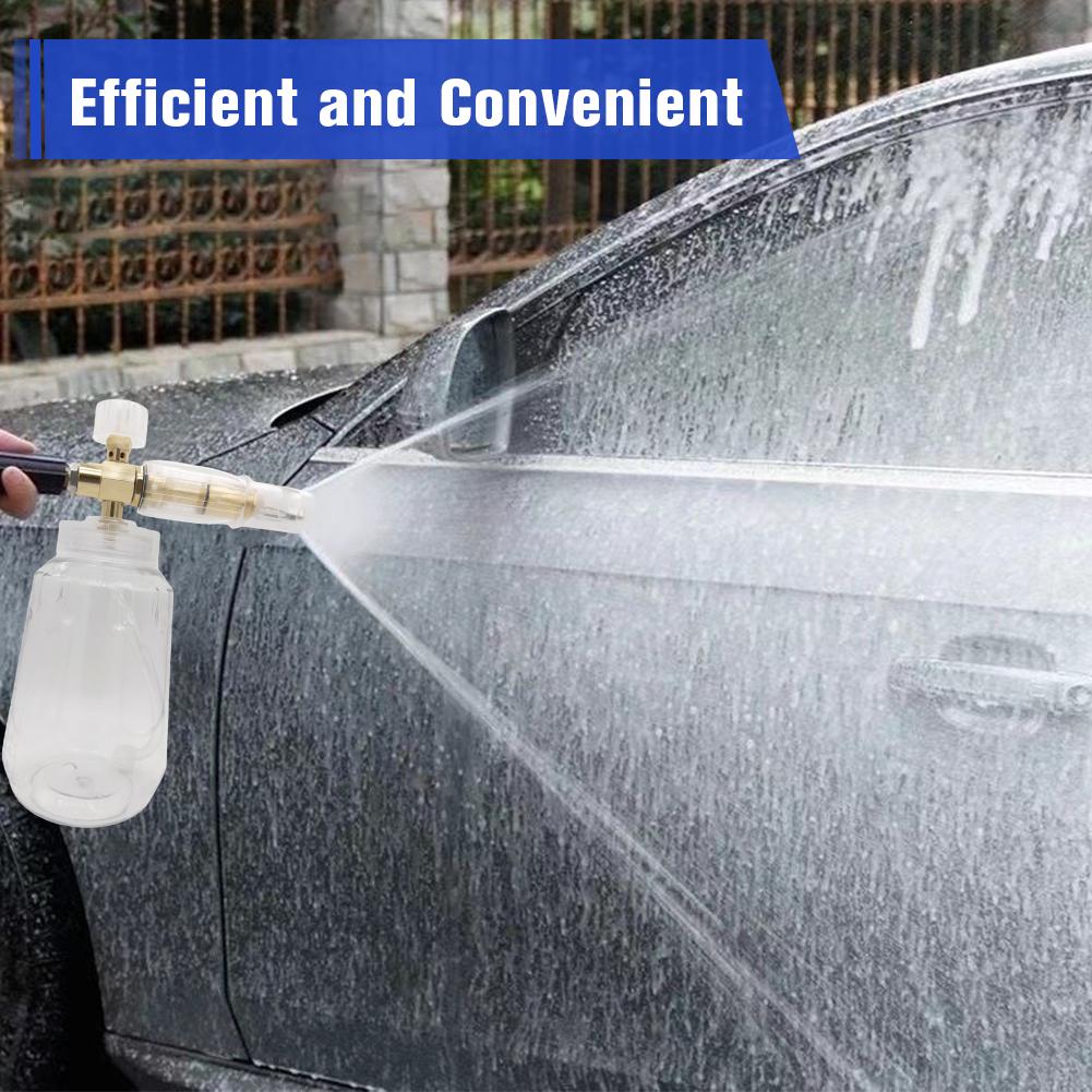 Car Foam Sprayer with Quick Connector Pressure Washer Accessories Portable Handheld Spray Foam Gun for Car Washing and Cleaning