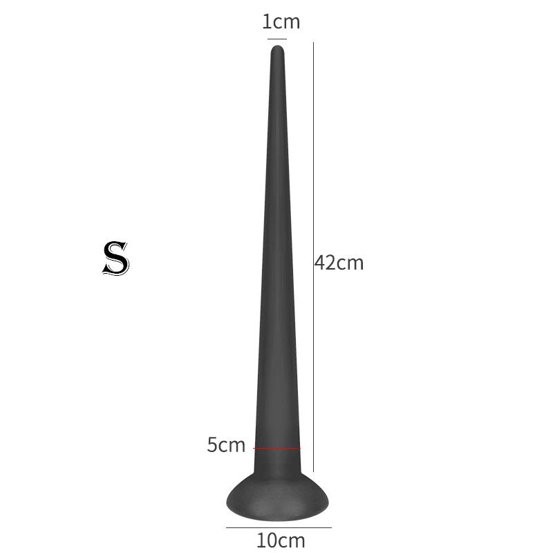 Silikonový anální kolík ocasní anální dilatátor Sexuální hračky pro dospělé Big Dildo s Sucker Fisting Realistický penis Gay BDSM Pegging Slave