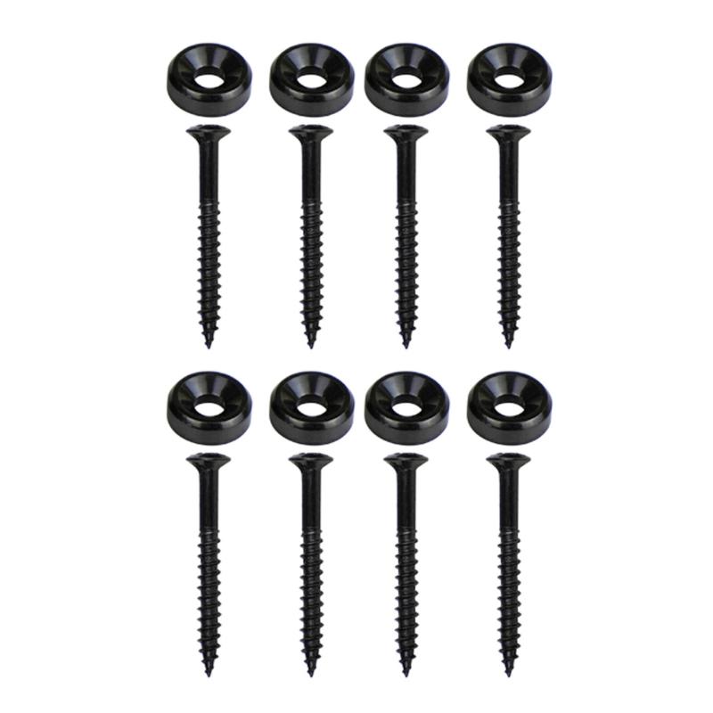 

Guitar Neck Joint Bushings and Bolts Mounting Ferrules Metal with Mounting Screws Set for Electric Guitar or Bass Guitar