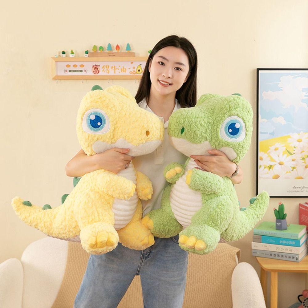 Fluffy Cartoon Dinosaur Plush Toy Soft Stuffed Animals Doll  Kids Holiday Gifts