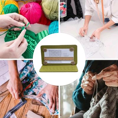 1 PCS Knitting Tool Accessories Chart Holder Easy To Fix Collapsible Magnetic Crochet Pattern Holder Needle Arts Pattern Holder
