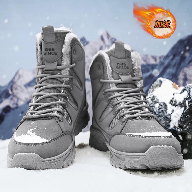 

2025 осень и зима уличные высокие хлопковые ботинки, походные ботинки, спортивные боевые ботинки для внешней торговли, износостойкие ботинки для пустынного туризма 44