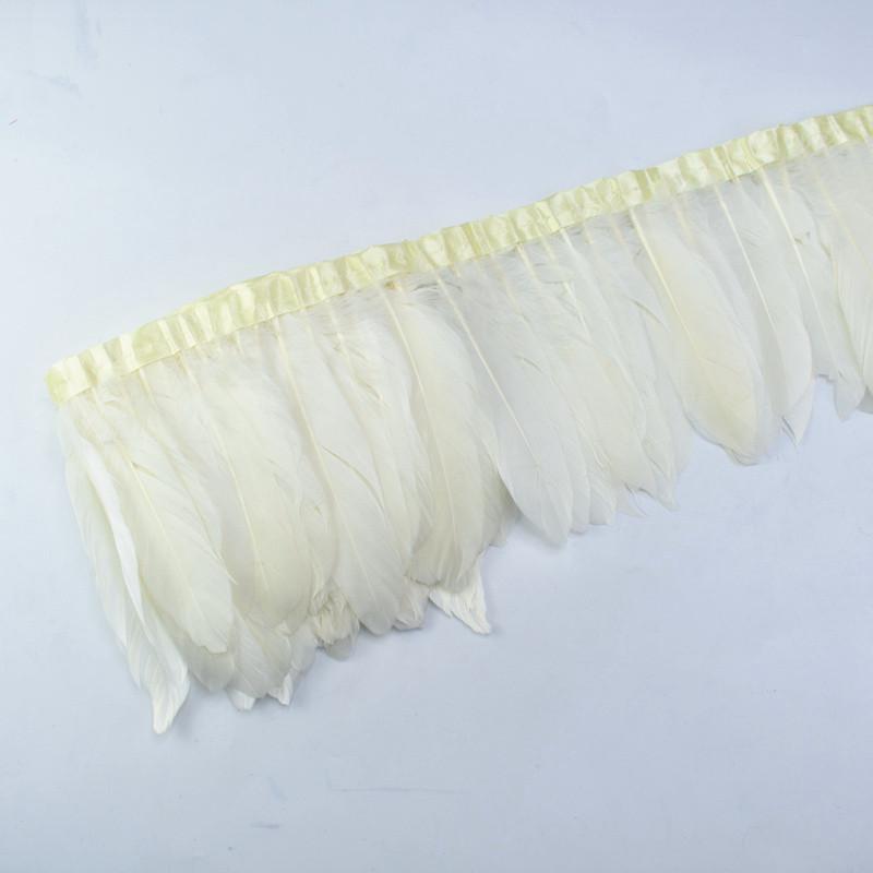 10Meters/Lot Goose Feather Trim Goose Feathers Clothing Sewing Wedding Feathers Decoration Feathers For Crafts Plumas Carnaval