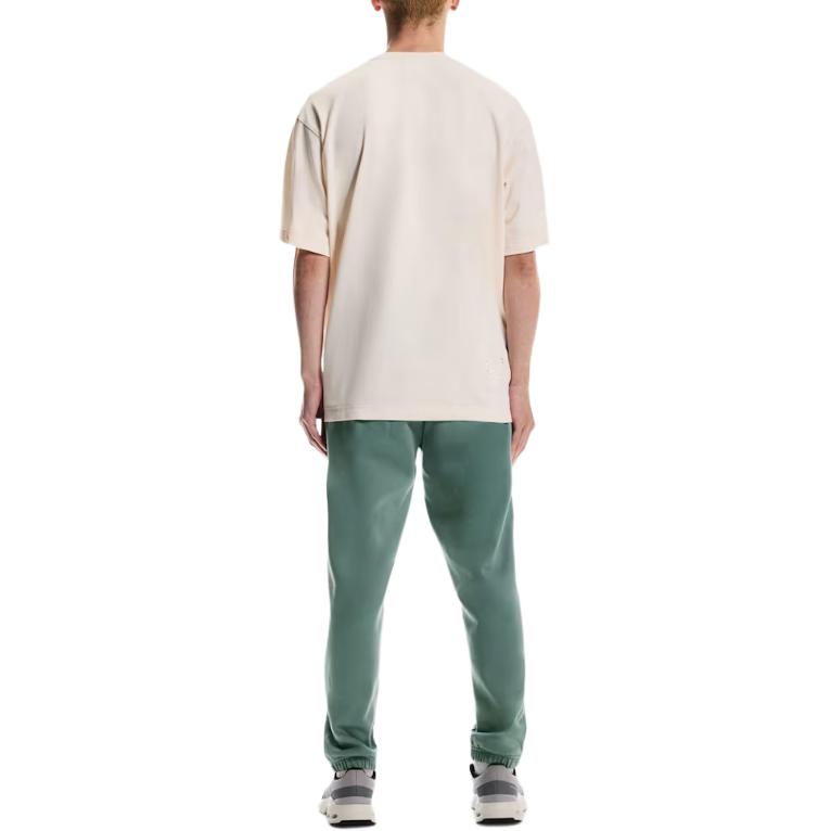 On Embroidered Loose Fit Round Neck Drop Shoulder Short Sleeve T-Shirt Men Tops 1MG10714357