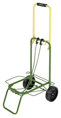 Captain Stag (CAPTAIN STAG) Foldable Two-Tone Carry Cart with Hook Cord, 30kg Weight Capacity, Yellow X Green, UL-1039 F