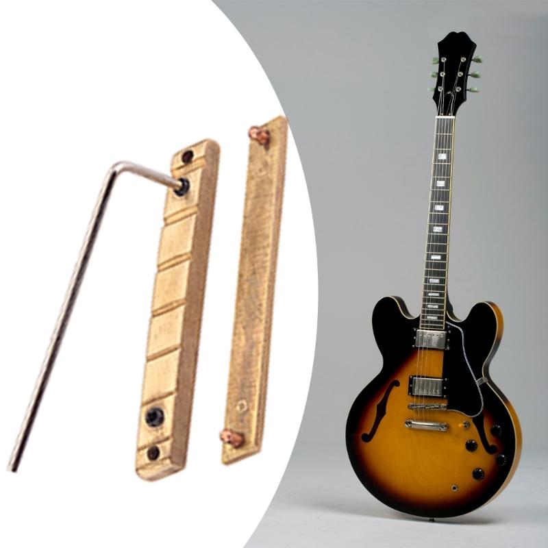 42mm Adjusted Guitar Nut Brass Metal Electric Guitar Height Adjusted Nut for   Style Electric Guitar