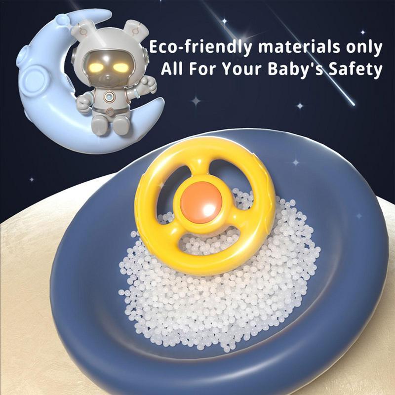 Rennauto Elektronisches Abenteuerspiel Lenkrad Fahrspielzeug Kinder Simulation Fahrzeuge mit Musik Sound für Kinder Baby Geschenk