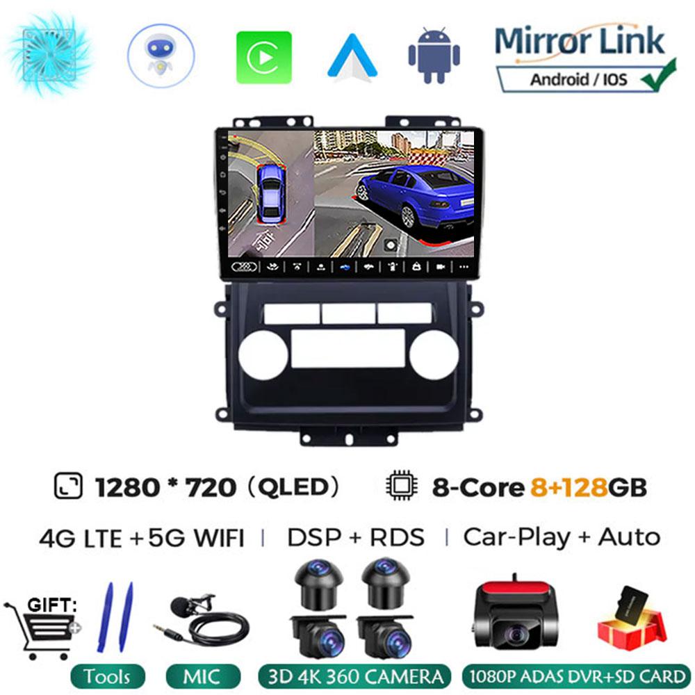 Android 14 Car Radio For Nissan Frontier Xterra 2009 - 2012 QLED Wireless Carplay Auto Multimedia 4G LTE Stereo RDS BT No 2din