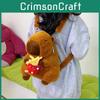 Rabbit Yellow Capybara Flower Burger Plush Backpack Animal Gift Doll Bag