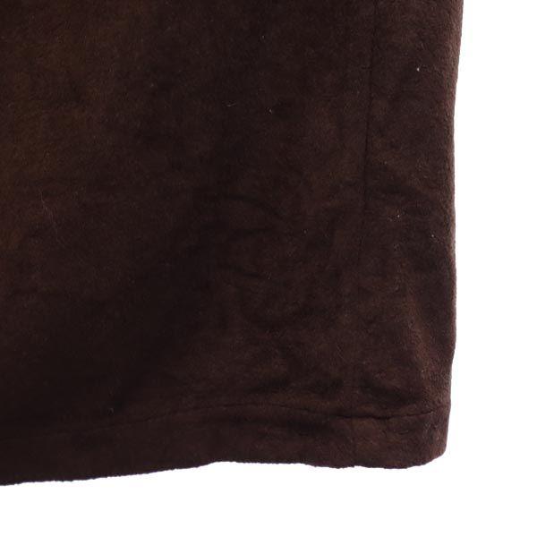 One Size Robe 70s Vintage Velvet Robe Coat F Brown Men's Used