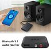 Audio Receiver Bluetooth 5.0 3.5mm AUX Jack U Disk NFC RCA Stereo Music Wireless Adapter with Mic for Car Kit Bluetooth Speaker