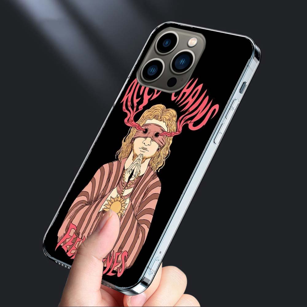 Rock Band Alice In Chains Phone Case For Iphone 16E 15 Pro 14 Plus 17E 16 17 Pro Max Air 11 12 13 Mini Shockproof Capa Cute C