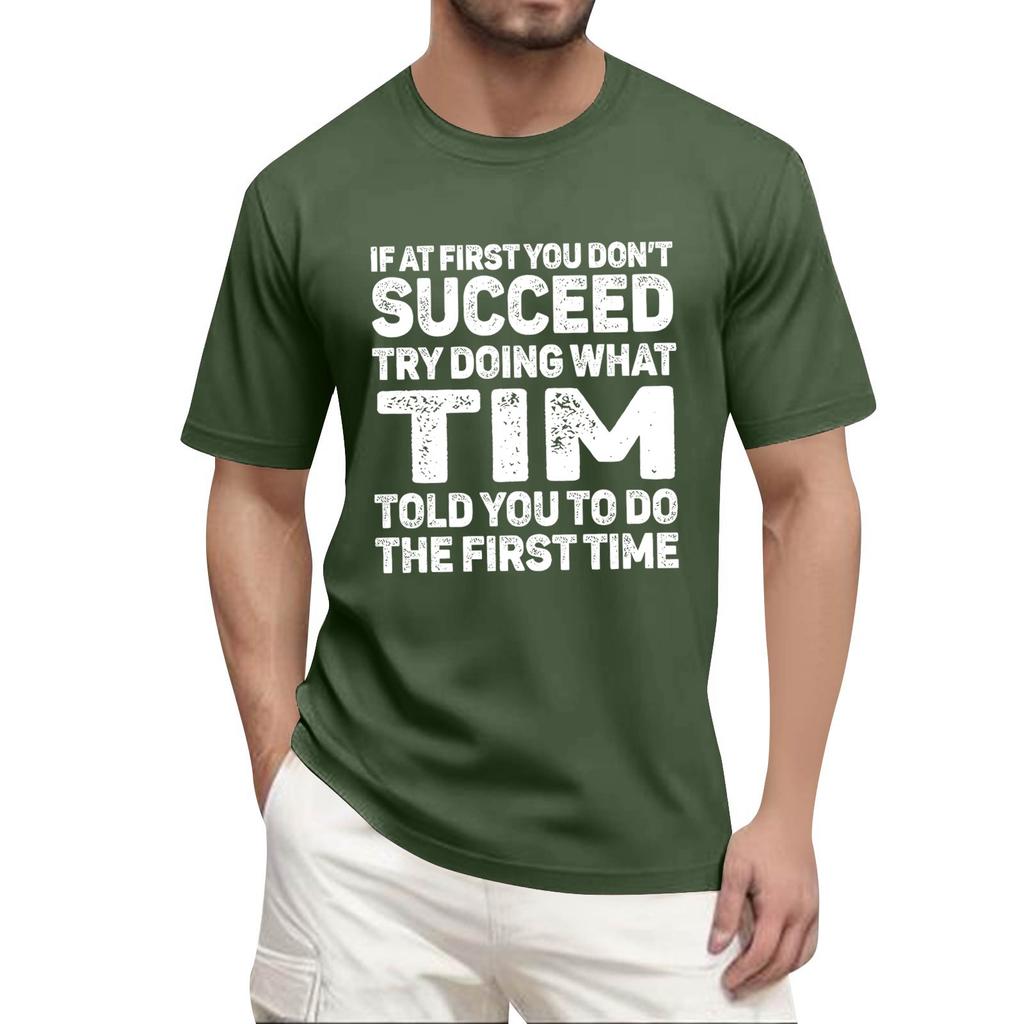 Pánské módní tričko, Streetové ležérní oblečení s krátkým rukávem