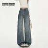 Women's Loose Straight Wide-Leg Denim Jeans