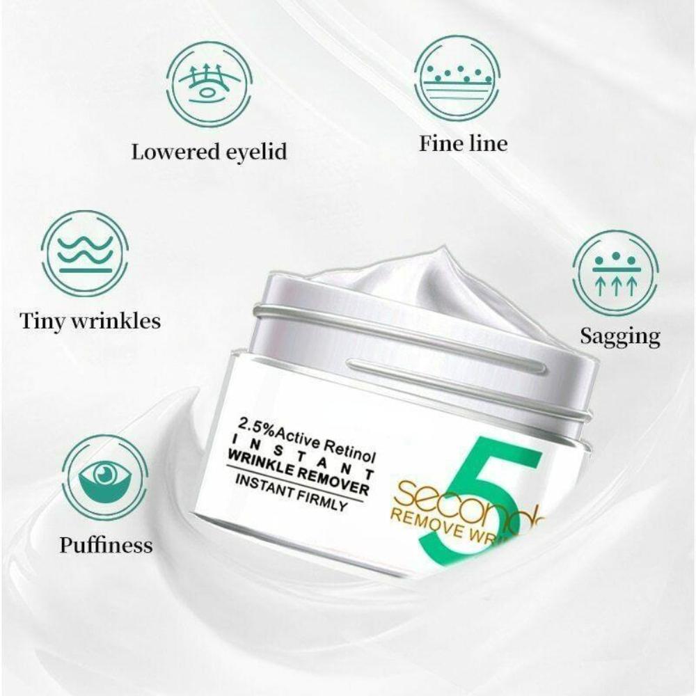 5 secunde pentru îndepărtarea ridurilor Cremă de față anti-îmbătrânire instantanee Întărirea pielii Fermitate
