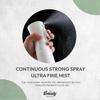 2025 Spray Bottle Mister for Hair - Continuous Mister, Fine Water Mist, Trusted by Professional Salons & Barbers, 10.1oz - Clear Bottle (Sage)